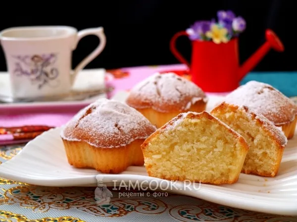 Фото блюда: Манные кексы на кефире