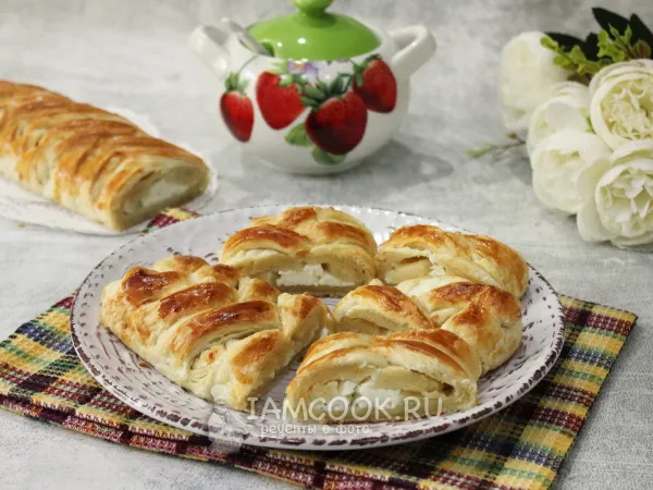 Фото блюда: Слоеный пирог с рикоттой