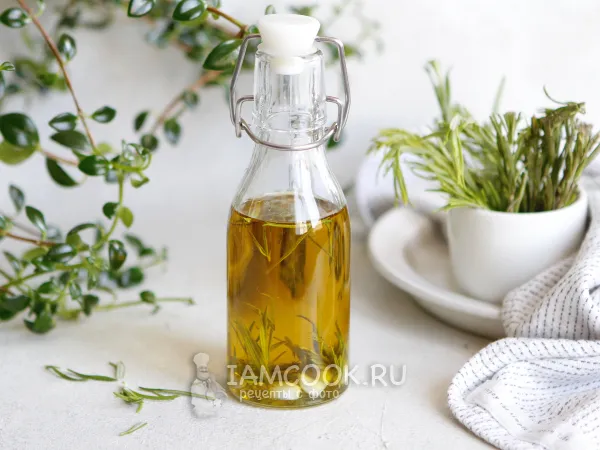 Фото блюда: Оливковое масло с розмарином и чесноком
