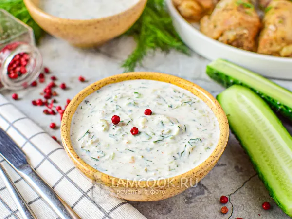 Фото блюда: Диетический соус для курицы