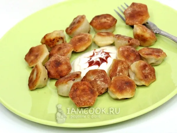 Фото блюда: Пельмени жареные в мультиварке