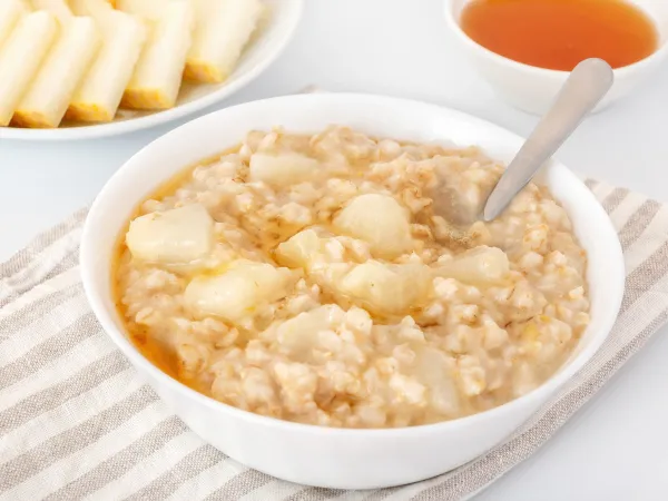 Фото блюда: Овсяная каша с дыней