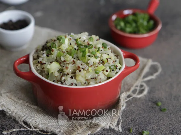 Фото блюда: Киноа с кабачками