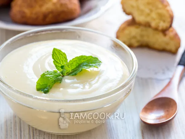 Фото блюда: Заварной крем на йогурте