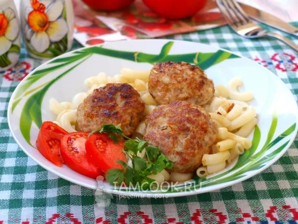 Фото блюда: Котлеты из фарша индейки