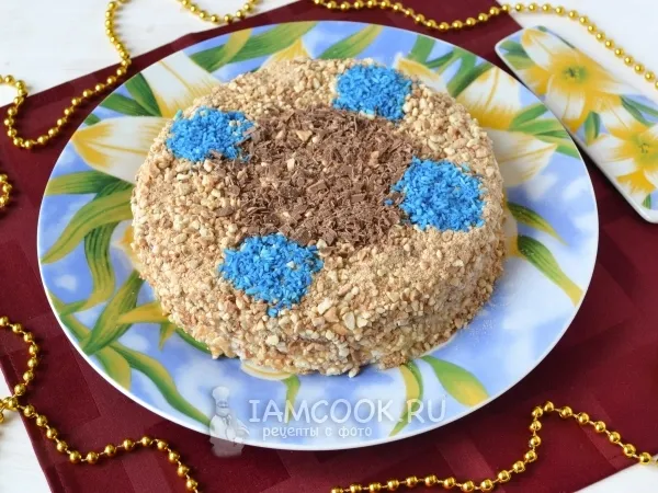 Фото блюда: Торт «Минутка» со сгущёнкой