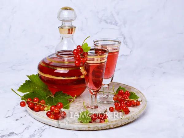 Фото блюда: Настойка на красной смородине на водке