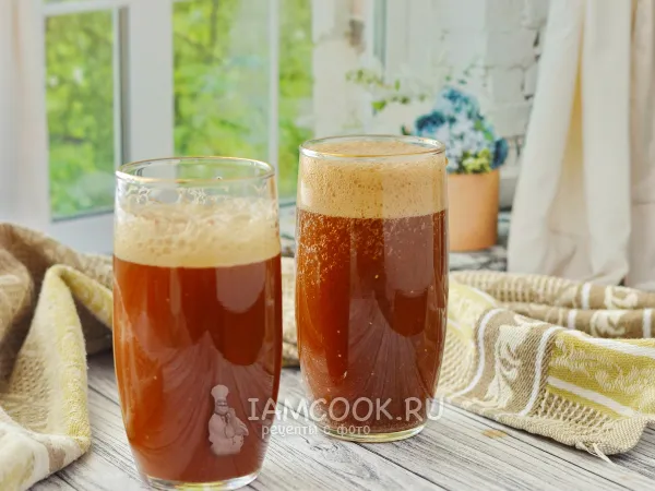 Фото блюда: Квас из березового сока с солодом