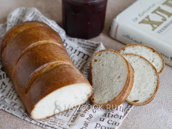 Фото готового блюда: Молочный батон на закваске