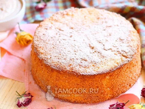 Фото блюда: Кукурузный бисквит