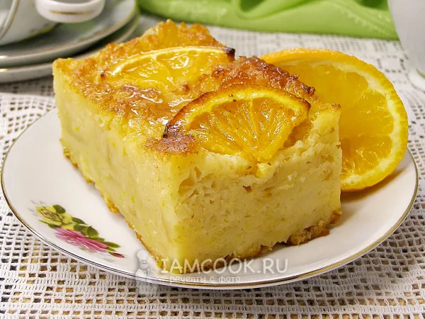 Фото блюда: Портокалопита (греческий апельсиновый пирог)