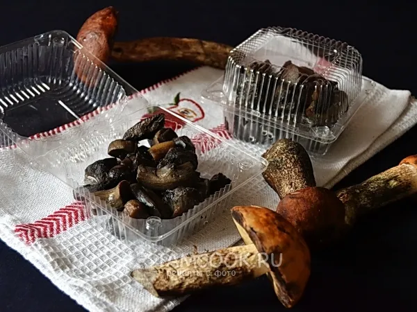 Фото блюда: Подосиновики, замороженные на зиму