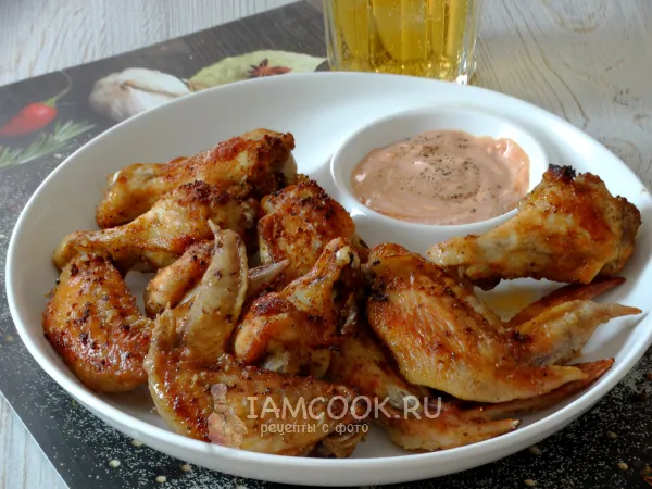 Фото блюда: Крылышки в пиве в духовке