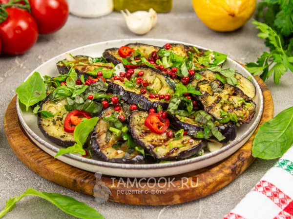 Фото блюда: Баклажаны на электрическом гриле