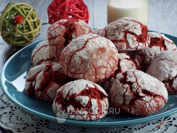 Фото блюда: Печенье «Красный бархат»