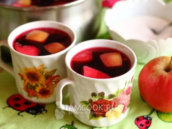 Фото блюда: Компот из яблок и смородины