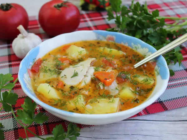 Фото готового блюда: Шулюм из курицы