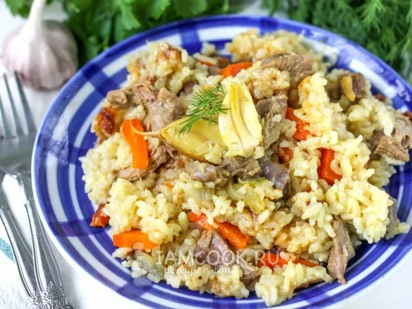 Фото блюда: Плов из утки в мультиварке