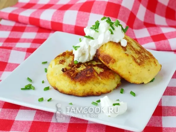 Фото готового блюда: Котлеты картофельные с фаршем