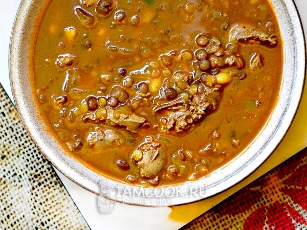 Фото блюда: Африканская похлёбка из чечевицы