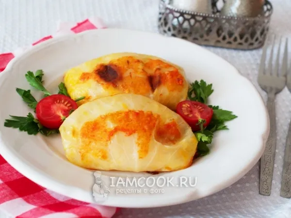 Фото блюда: Постные голубцы с овощами