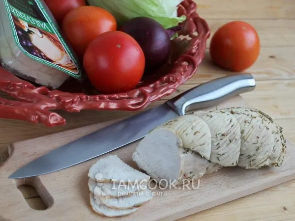 Фото блюда: Пастрома из грудки индейки в духовке