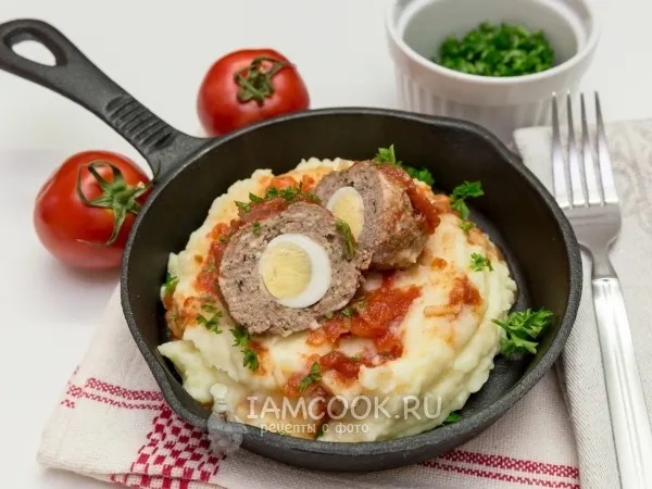 Фото готового блюда: Котлеты «Ласточкино гнездо»