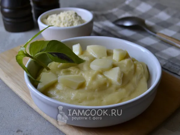 Фото блюда: Полента (каша из кукурузной муки) на воде