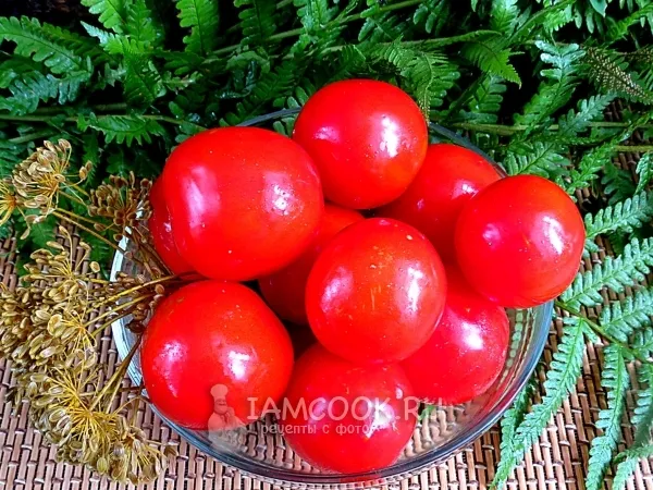 Фото блюда: Помидоры соленые в банках как бочковые