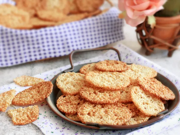 Фото блюда: Кунжутные чипсы