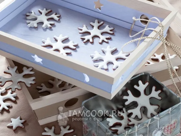 Фото готового блюда: Печенье «Снежинки»