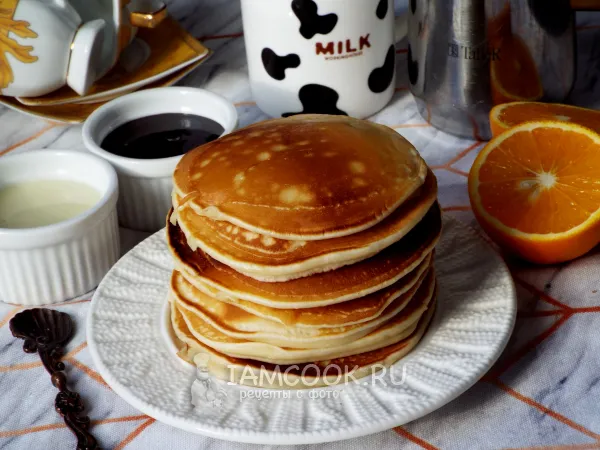 Фото готового блюда: Панкейки на желтках