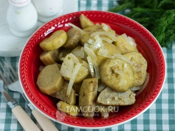 Фото блюда: Баклажаны как грибы кружочками