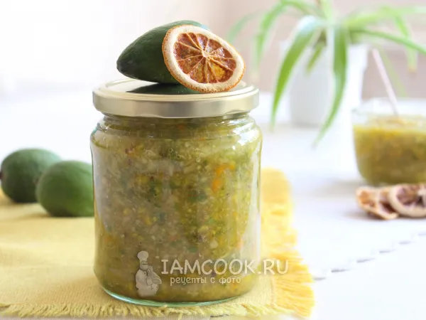 Фото блюда: Варенье из фейхоа с апельсином без варки
