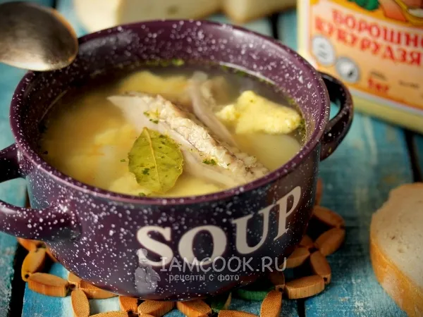 Фото блюда: Суп с индейкой и кукурузными «облачками»