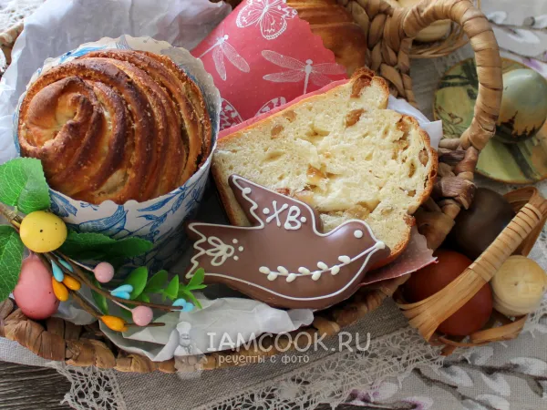 Фото готового блюда: Пасхальный Кулич Краффин