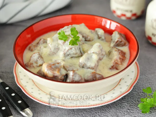 Фото блюда: Фрикасе из телятины