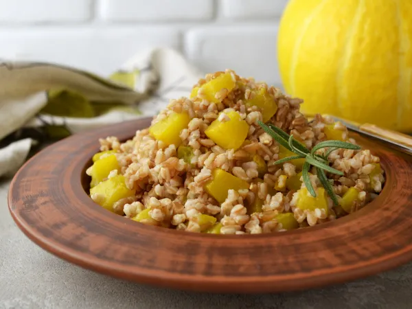 Фото блюда: Полба с тыквой