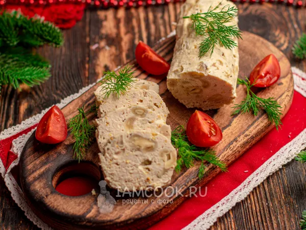 Фото готового блюда: Террин из курицы с кешью