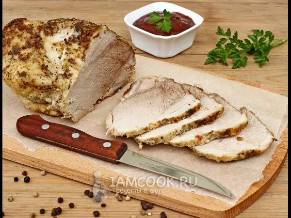 Фото блюда: Свинина, запеченная в фольге целым куском