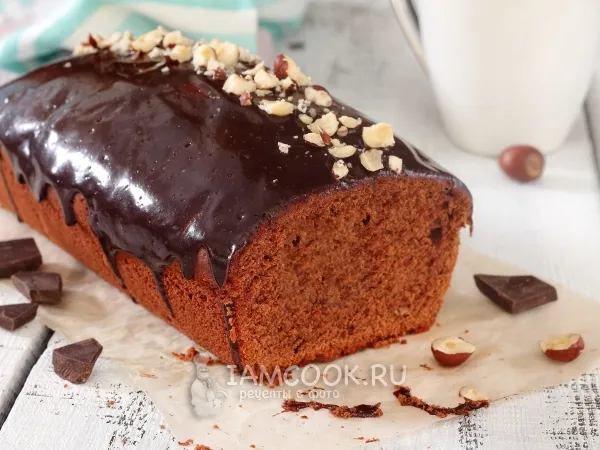 Фото готового блюда: Кекс с шоколадом