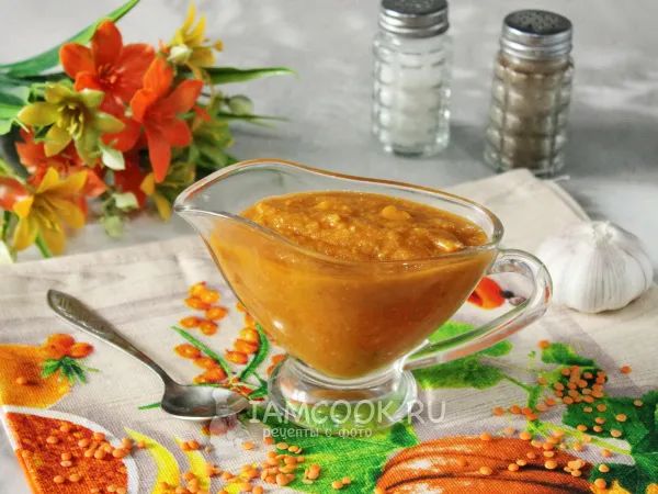 Фото блюда: Соус из красной чечевицы