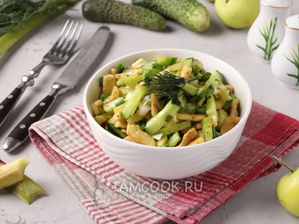 Фото блюда: Салат из ревеня