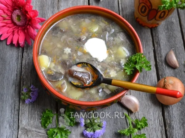 Фото блюда: Суп из подберезовиков