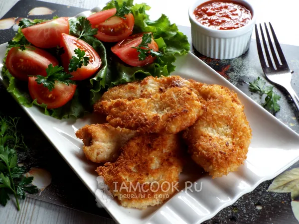 Фото блюда: Курица в кокосовой стружке