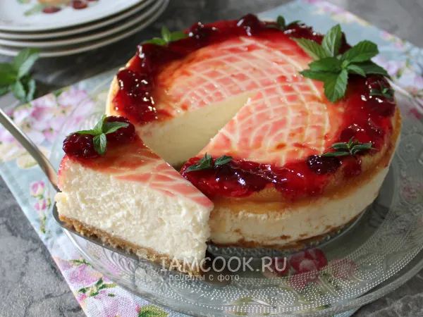 Фото блюда: Чизкейк со вкусом пломбира