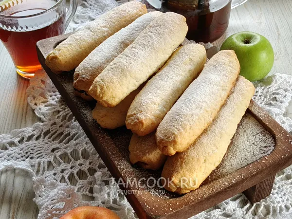 Фото готового блюда: Трубочки с вишней