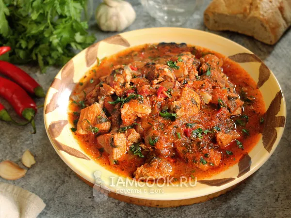 Фото готового блюда: Чашушули из свинины по-грузински