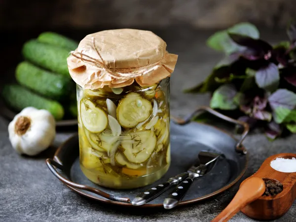 Фото блюда: Салат из крупных огурцов на зиму