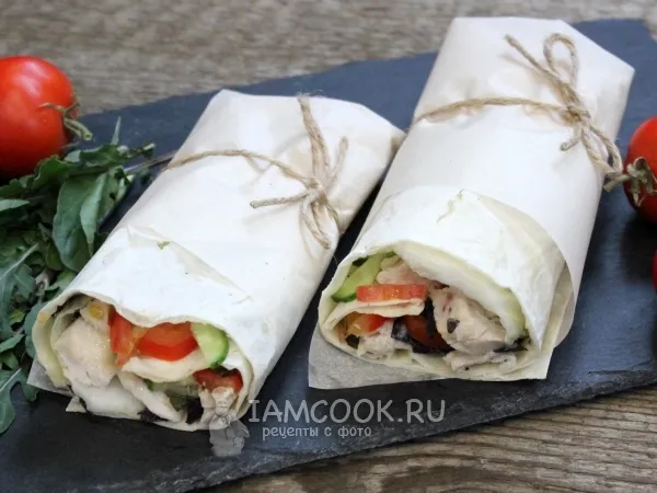 Фото блюда: Шаурма диетическая